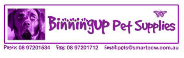 Binnigup Pet Supplies - Home page